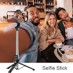Digitek Mini Tripod Selfie Stick for Pocket Carry
