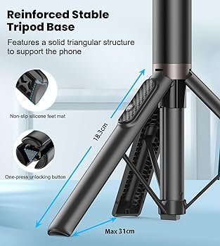 Digitek-360-Degree-Rotating-Tripod Selfie-Stick -for-Smartphone