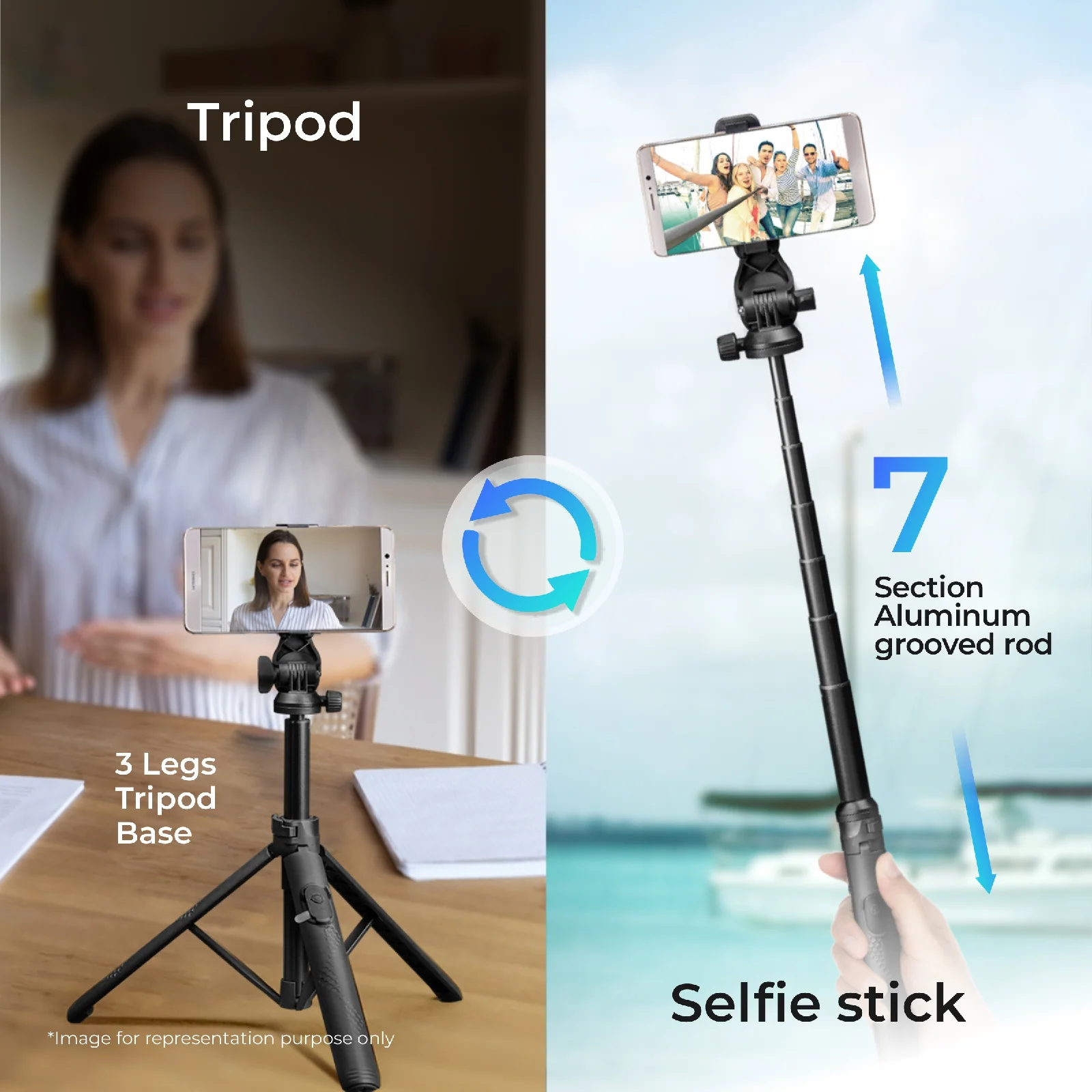 Read more about the article Digitek Mini Tripod Selfie Stick for Pocket Carry