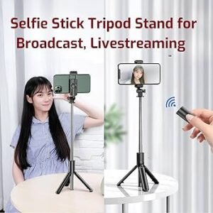 360 Degree Rotating Tripod Selfie Stick