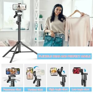 Tripod Selfie Stick with Detachable Wireless Remote