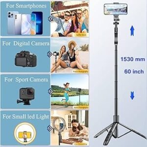 Digitek Mini Tripod Selfie Stick for Pocket Carry