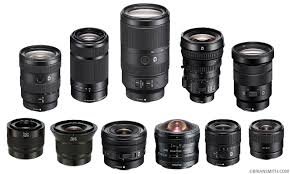 Camera Lenses for Sony