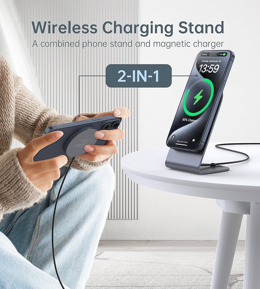 Read more about the article Lightweight Magnetic Wireless Charger for iPhone 17