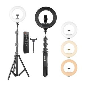 Read more about the article Buy Multi Color LED Ring Light with Phone Holder Online