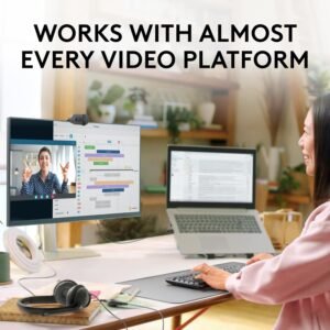 USB Webcam for Meetings and Streaming Plug and Play