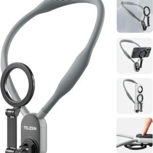 Adjustable Magnetic Neck Mount for Phones