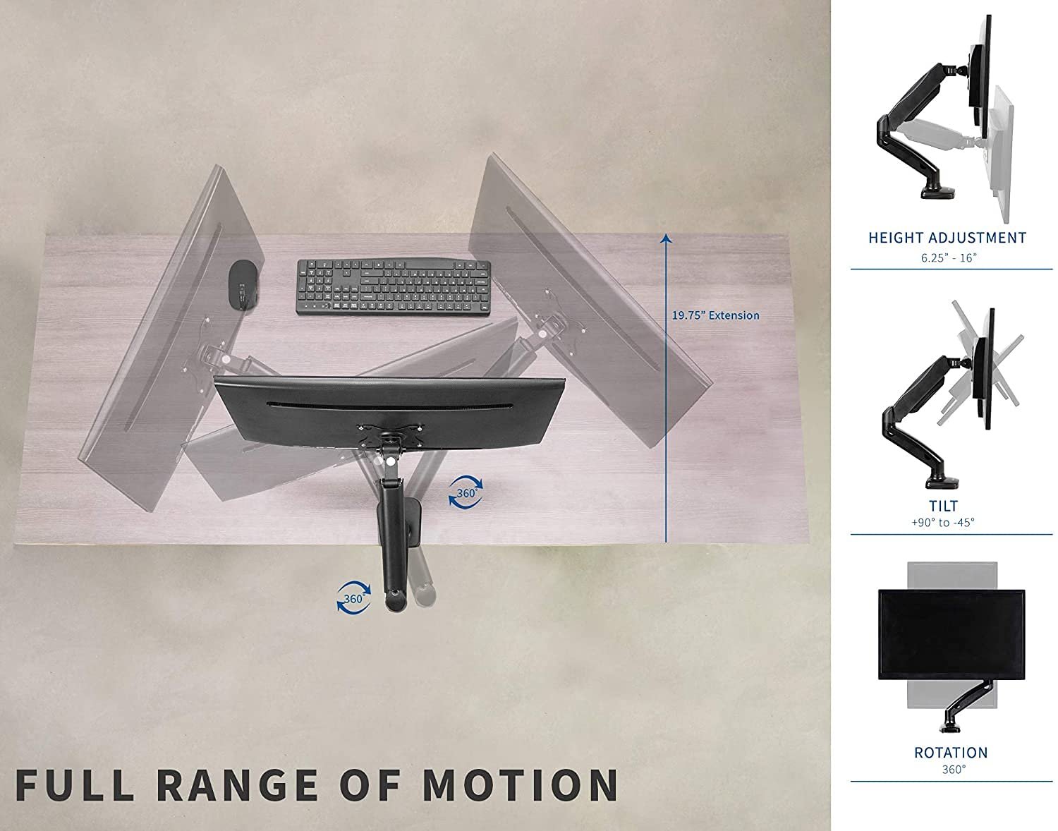 You are currently viewing Top Rated Single Monitor Gas Spring Arm